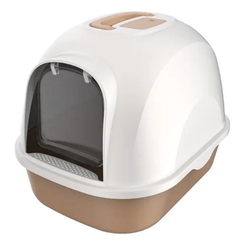 Calabaza Pets - Arenera Cubierta Grande con Espacio Para Filtro