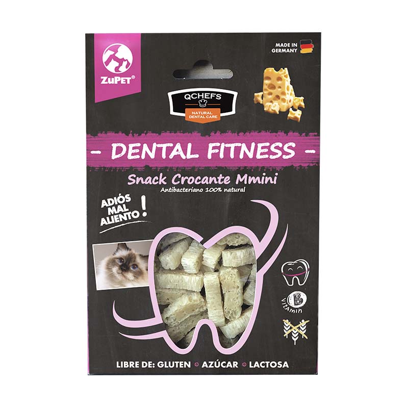 Qchefs - Dental Snack Crocante Mmini Gato