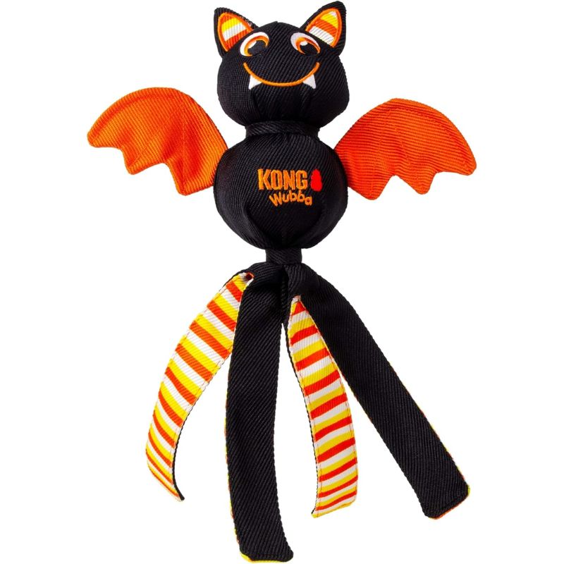 Kong - Halloween Wubba Ballistic Bat Juguete Resistente para Perros