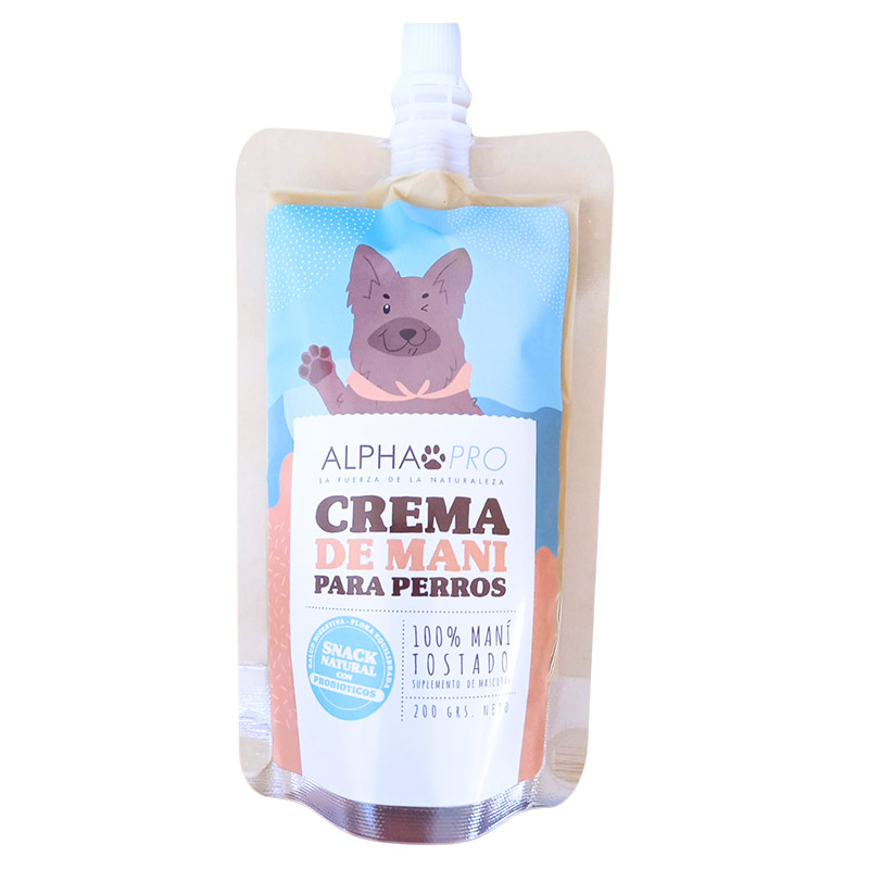 Alpha OM - Snack para Perro 100% Crema de Maní