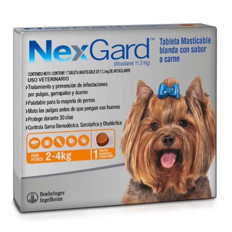 NexGard - Perros De 2 Hasta 4 Kg