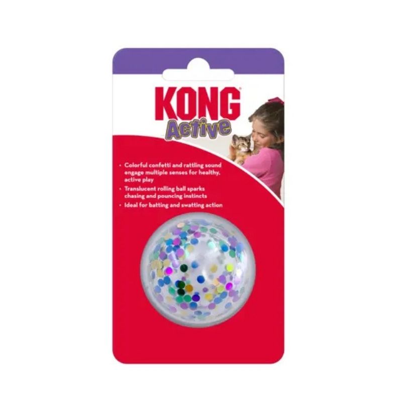 KONG Pelota de Confeti para Gato