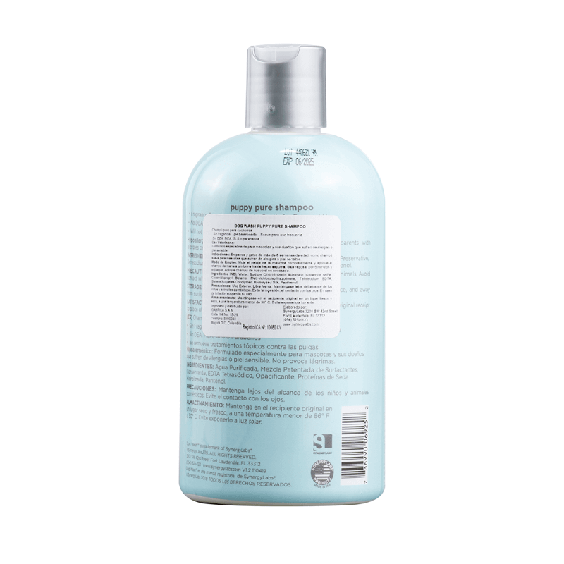 Synergylabs Dog Wash Puppy Pure Shampoo Laika Mascotas