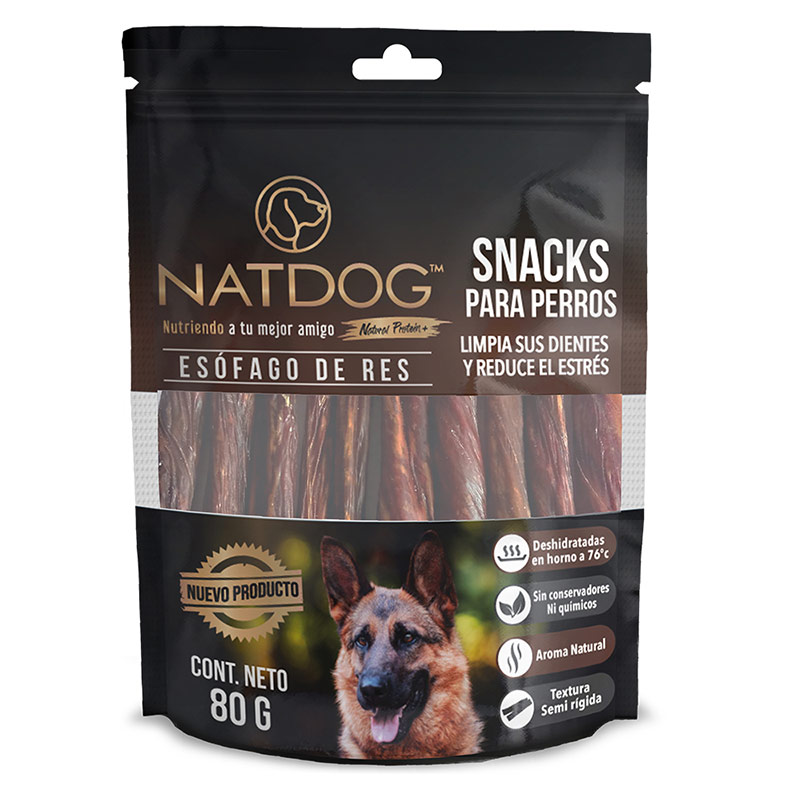 NATDOG Premios Naturales para Perro Esofago de res