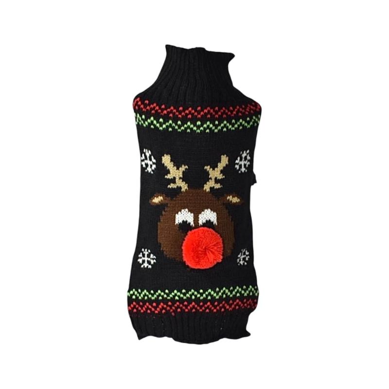 laika-sweater-renito-negro-pompon