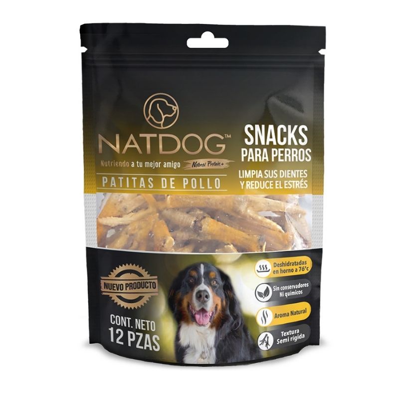 NATDOG Patitas de pollo deshidratadas