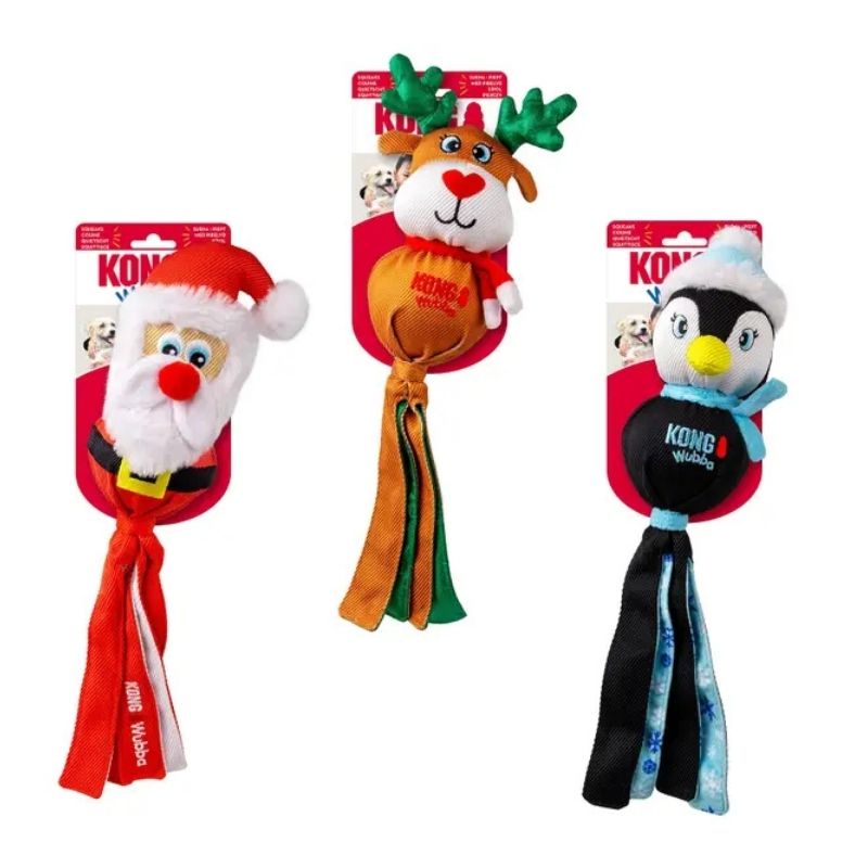 KONG Juguete Navideño Wubba para Perro Modelo Surtido
