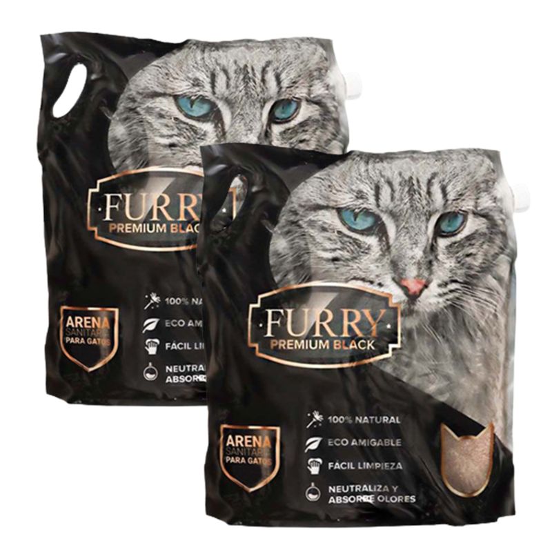 Furry Black - Arena Aglomerante Premium