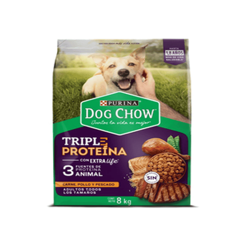 Dog Chow - Triple Proteina Adultos Todos Los Tamaños