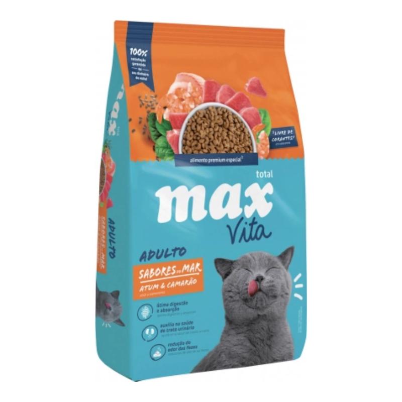 Max Vita - Alimento Gato Adulto Atun y Camarones