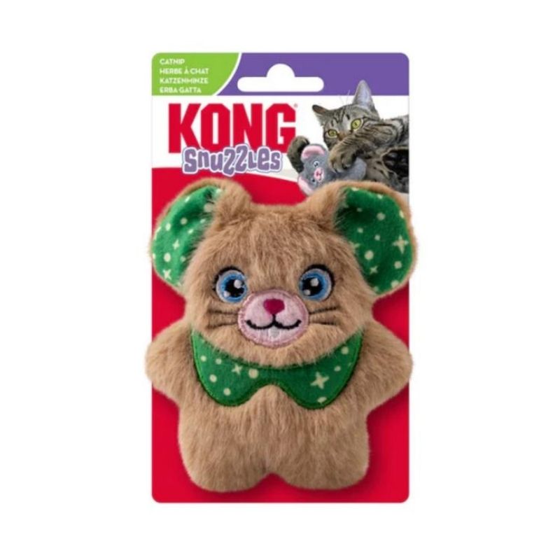 KONG Ratón Navideño Snuzzles para Gato Modelo Surtido