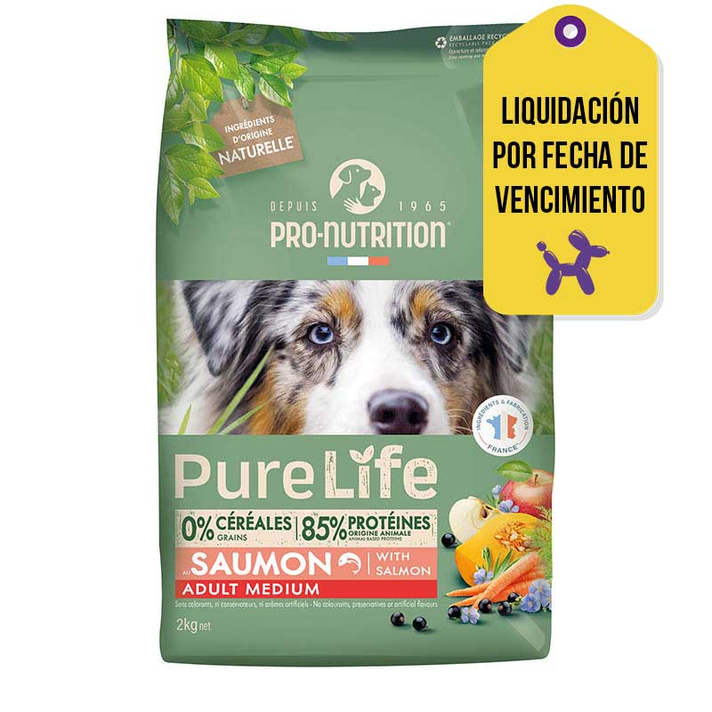 Pure Life - Alimento para Perro Adulto Medium F.V. 24-10-2025