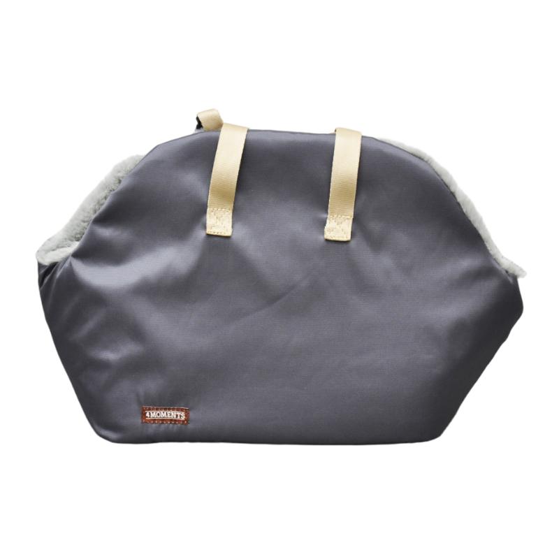 4 Moments - Bolso Mascota Verde Militar / Gris 44x31x17 cm