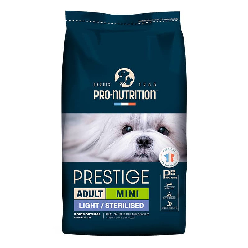 Prestige - Alimento para Perro Adulto Mini Light/Sterilised