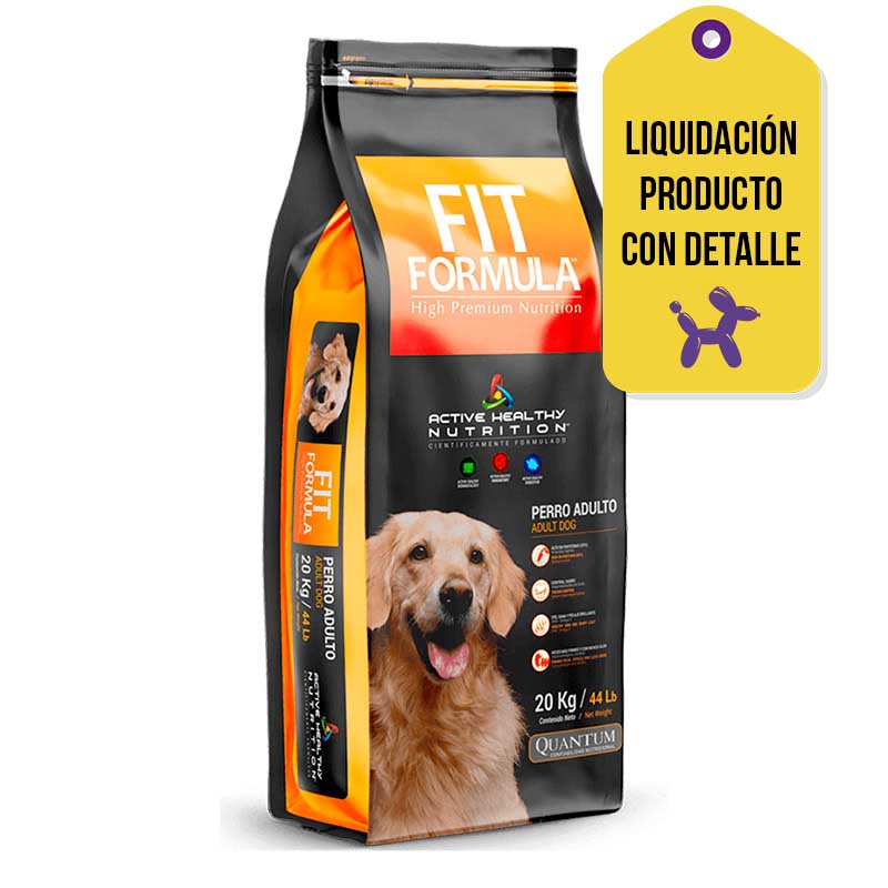 Fit Formula - Alimento Perro Adulto RASGADO SELLADO