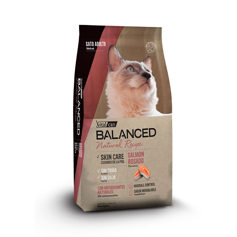 Vitalcan Balanced - Natural Recipe Alimento para Gato Sabor Salmón