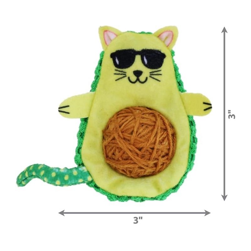 kong-wrangler-gato-aguacate-con-bola-de-hilo-para-gato
