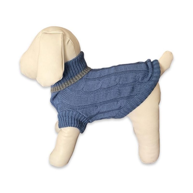 NAUGHTY DOG - Suéter Tejido Color Azul