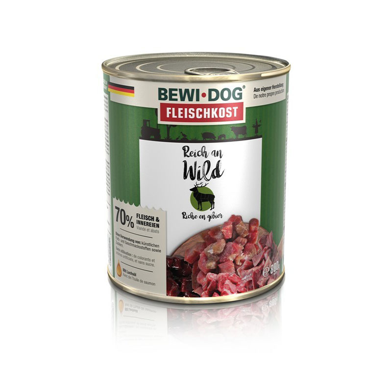 Bewidog - Alimento Humedo para Perro Rico En Venado 800 GR