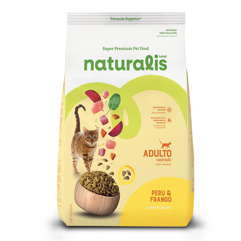 Naturalis - Alimento para Gato Adulto Castrado Pollo Y Pavo