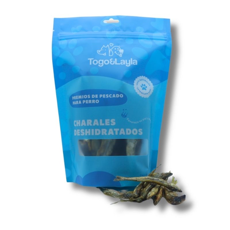 Togo y Layla Charales Deshidratados para Perro