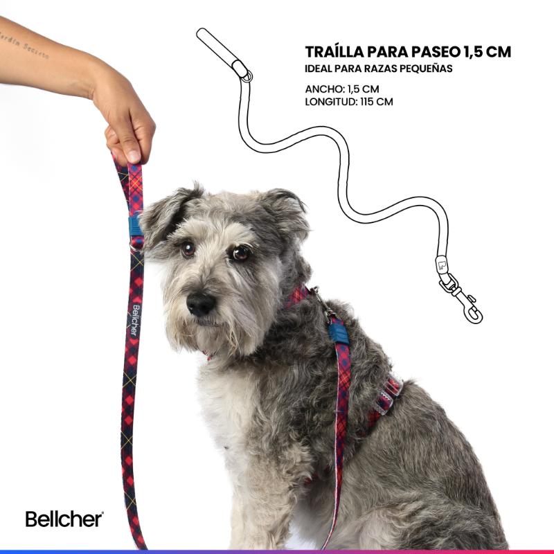 bellcher-trailla-mini-tartan-mostaza-15-cm