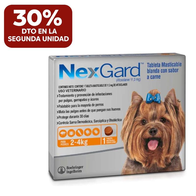 NexGard - Perros De 2 Hasta 4 Kg