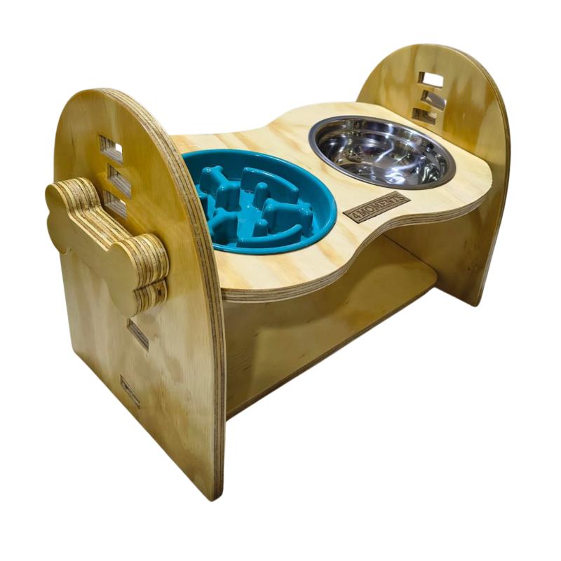 4 Moments - Comedero Ajustable Con Plato Antirreflujo