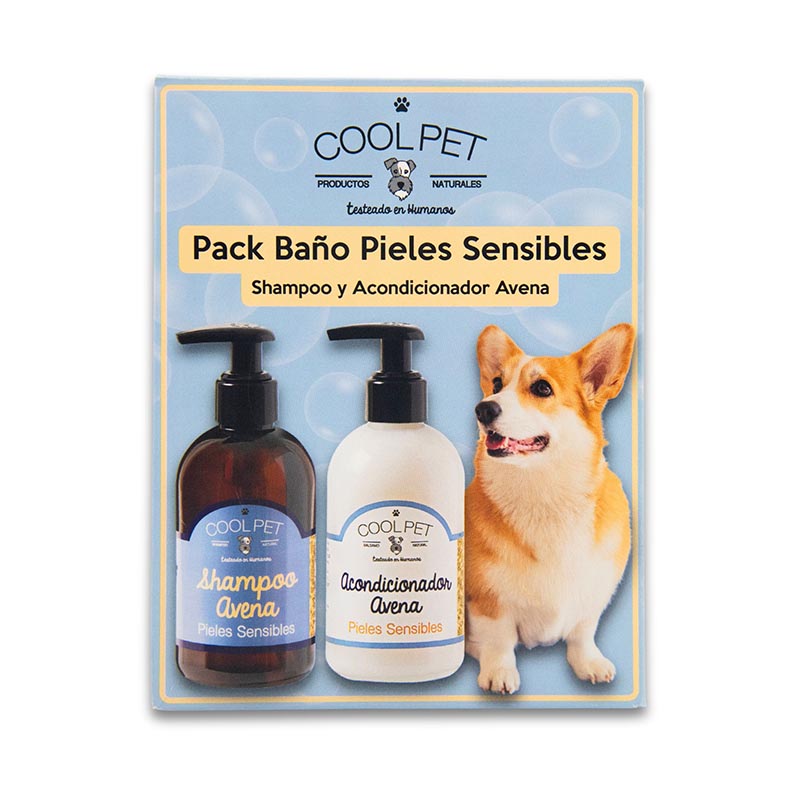 cool-pet-promo-pack-bano-pieles-sensibles-shampoo-acondicionador-avena