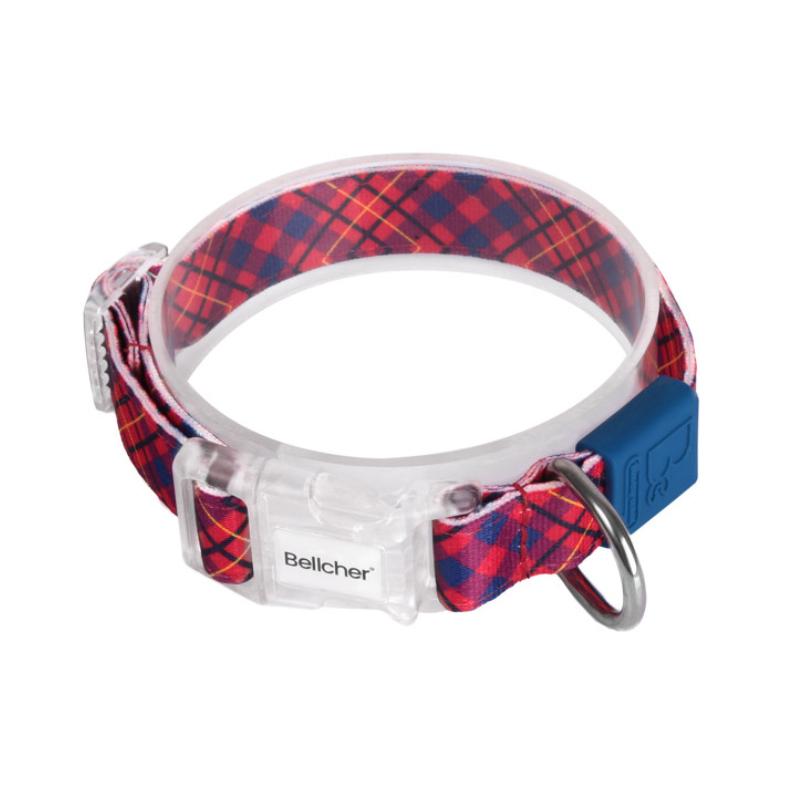 bellcher-collar-broche-tartan-rojo-25-cm