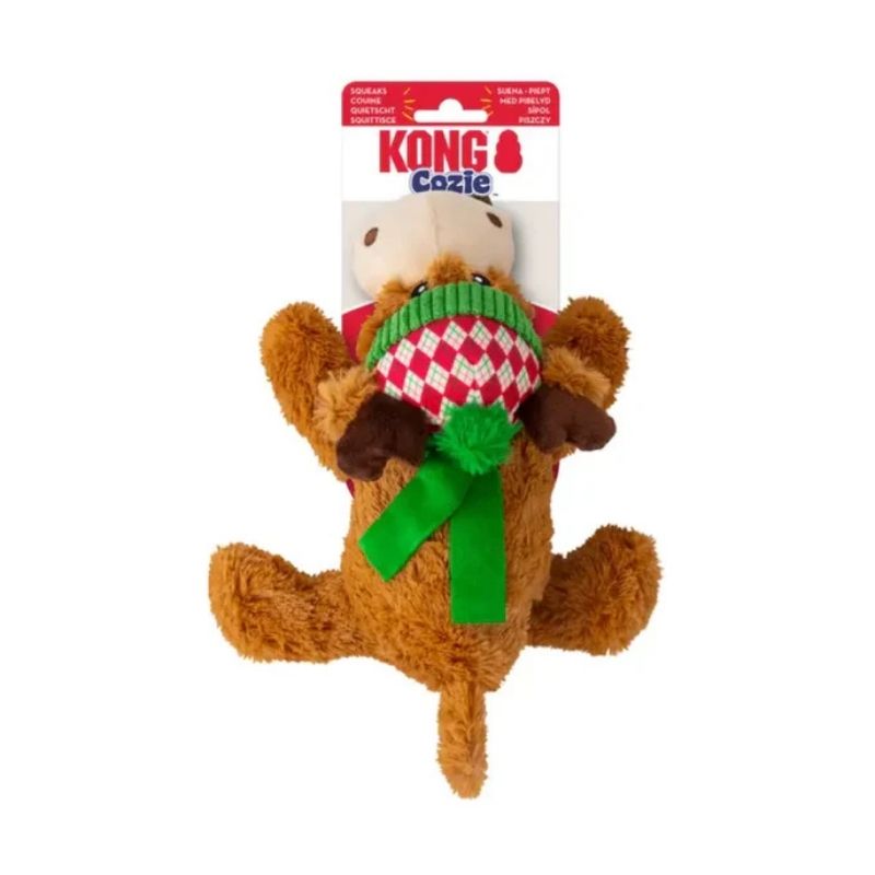 KONG Peluche Navideño Reno Cozie para Perro