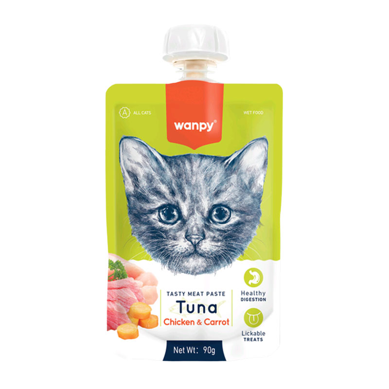 Wanpy - Tasty Cat Tuna, Chicken & Carrot