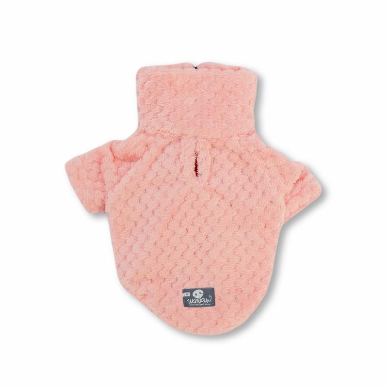 Wawaw - Saco Cuello Alto Cremallera Piña Rosa