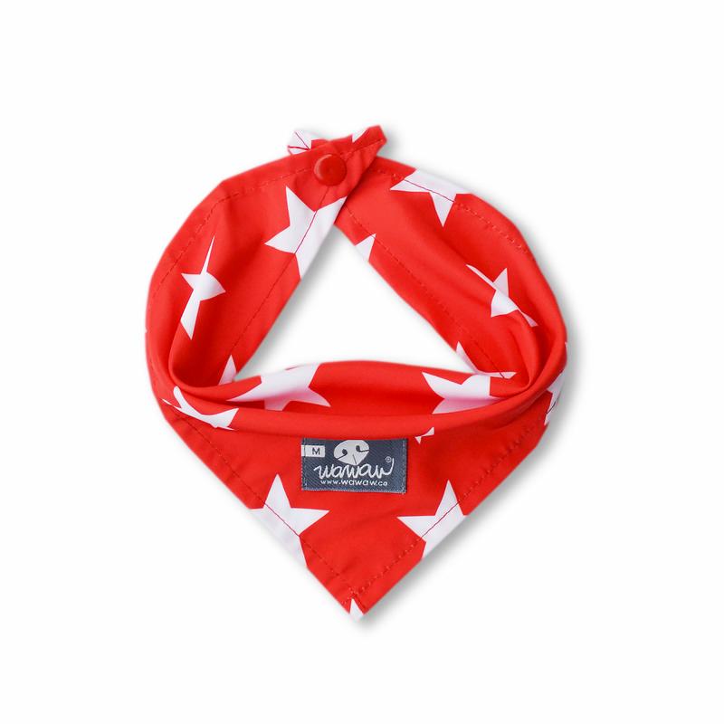 Wawaw - Pañoleta Sub Rojo Estrellas Blancas