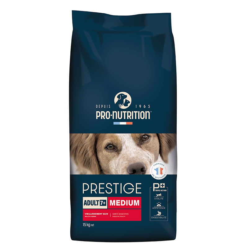 Prestige - Alimento para Perro Adulto 7+ Medium