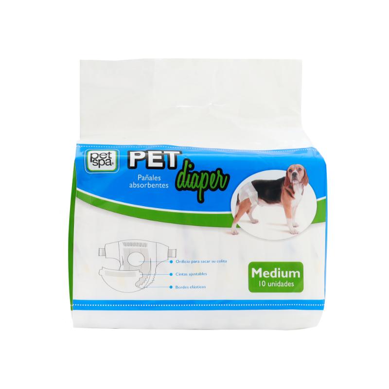 Pet Spa - Pañal Pet Diaper X 10 Und