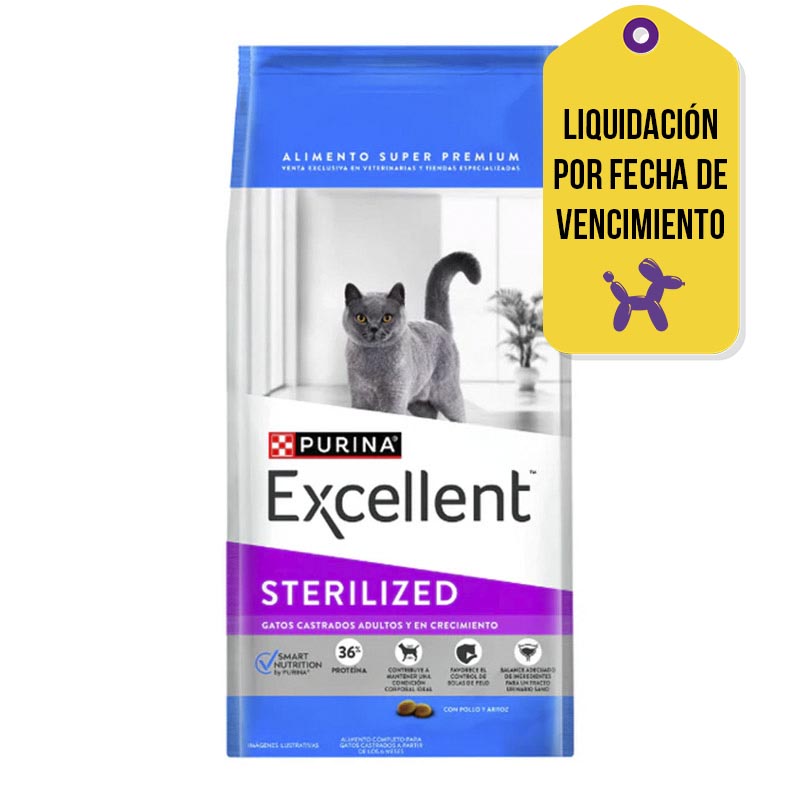Excellent - Alimento para Gato Esterilizado F.V. 01-12-2025