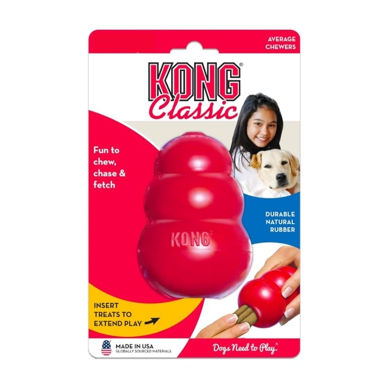KONG Juguete Rellenable Clásico Rojo para Perro