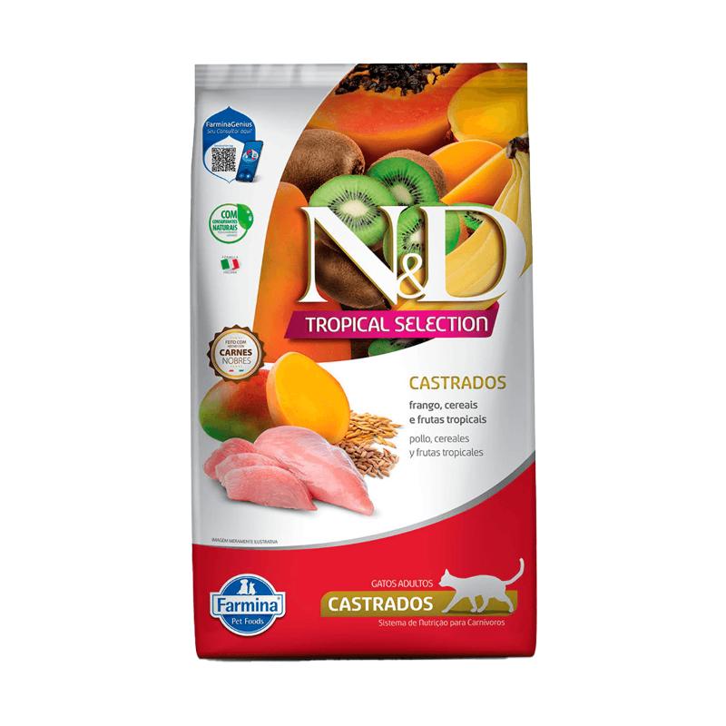 N&D - Tropical Selection Fel Castrado Frango