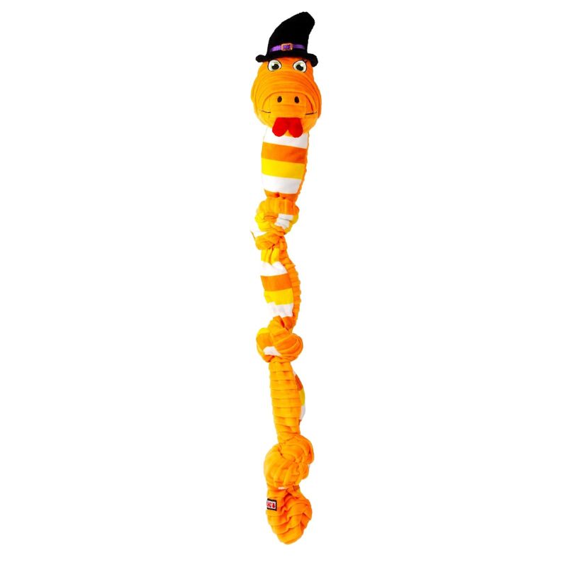 Kong - Juguete Perro Halloween Resistente con Cuerda Interna Knots Snake