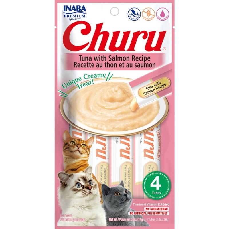 CHURU PREMIOS GATO ATUN Y SALMON