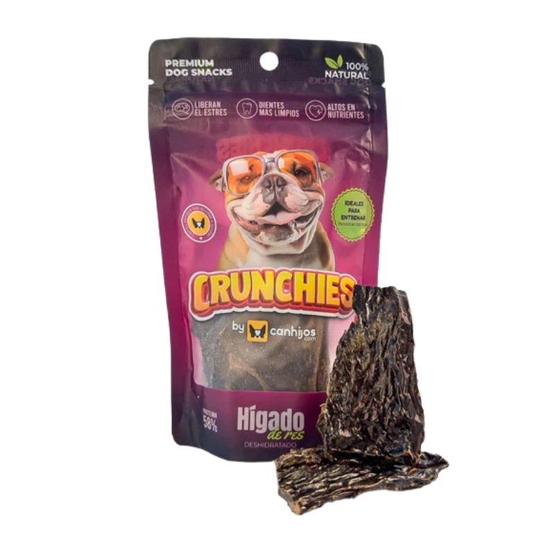 CRUNCHIES Hígado de Res Deshidratado para Perro