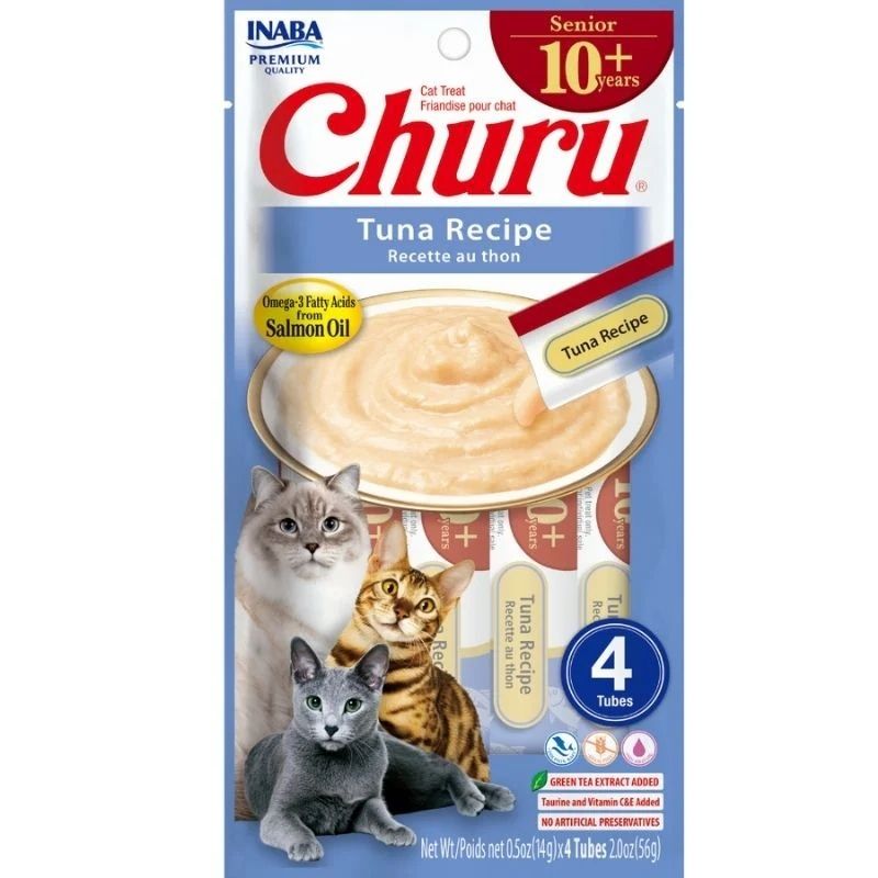 CHURU PREMIOS GATO SENIOR 10+ ATUN