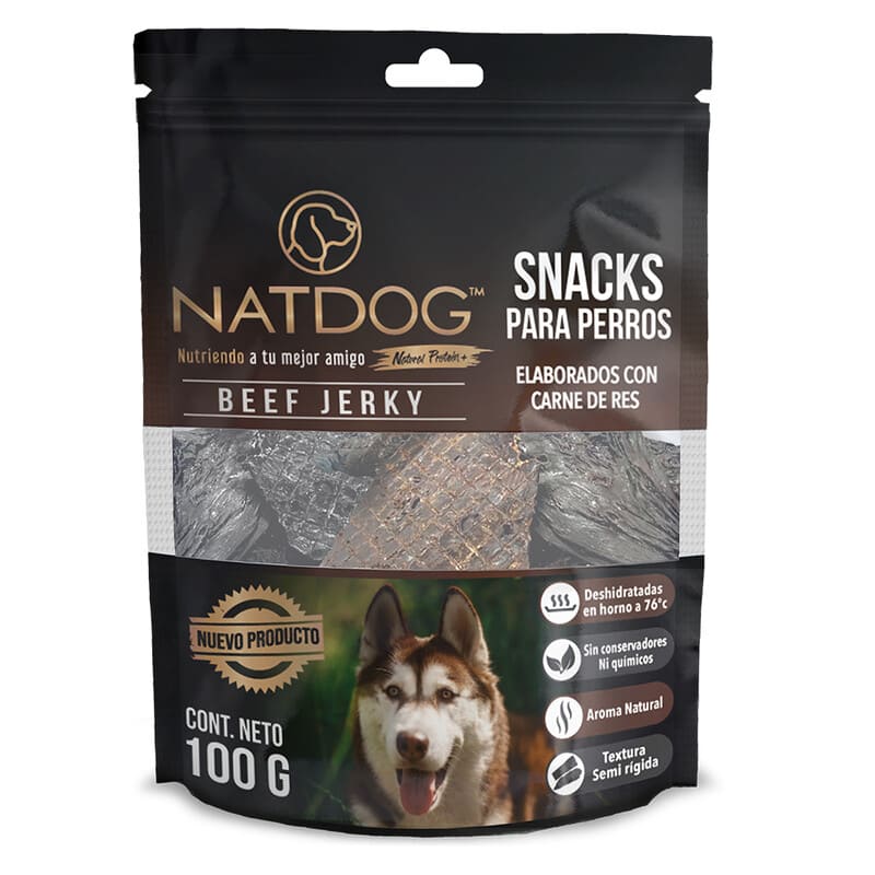 NATDOG Premios Naturales Tiras de Res Beef Jerky