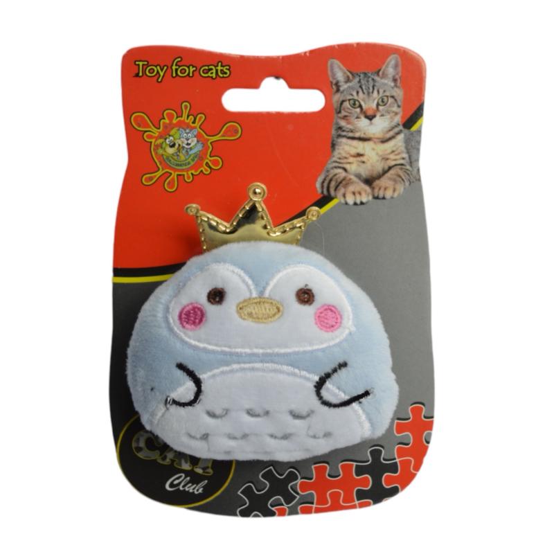 Colmascotas - Jug Gato Catnip Deluxe Peluche Pingüino Rey