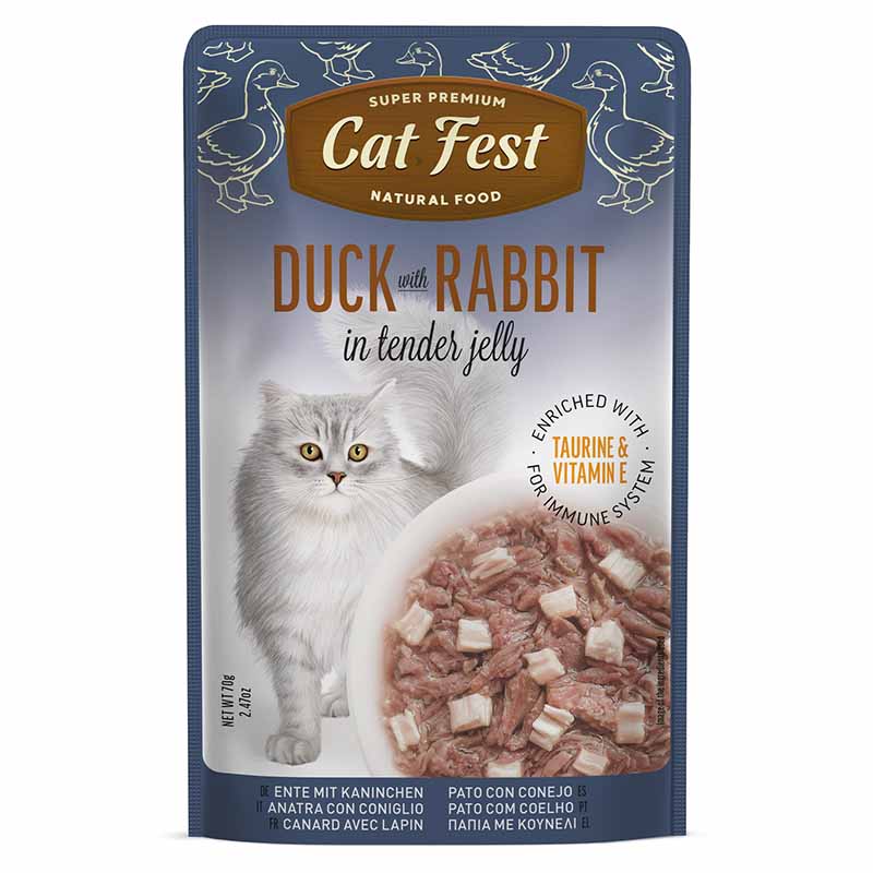 Cat Fest - Filete De Pato Con Atún En Gelatina