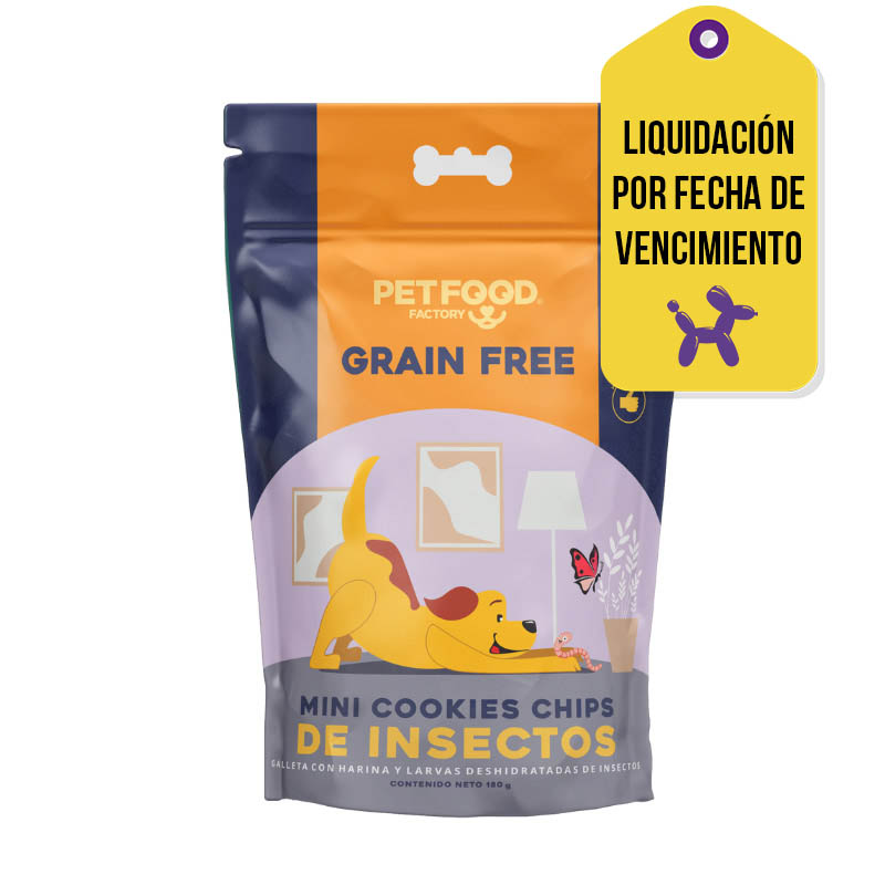 Pet Food Factory - Galleta Mini Cookies Chips De Insectos F.V. 30-11-2025
