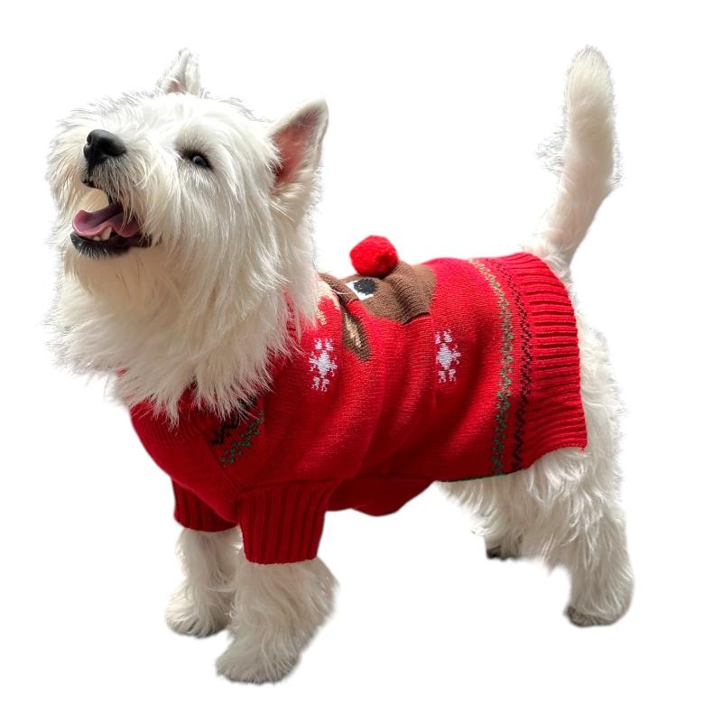 Laika - Sweater Renito Rojo Pompón