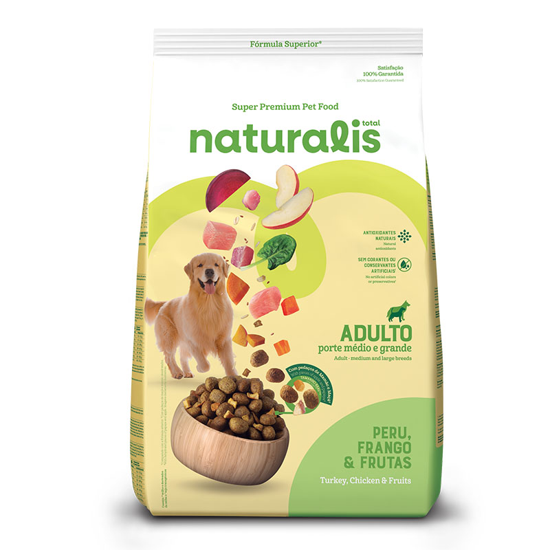 Naturalis - Alimento para Perro Adulto Pollo, Pavo Y Frutas