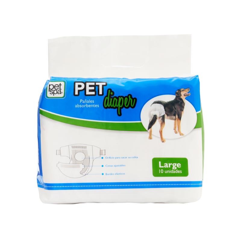 Pet Spa - Pañal Pet Diaper X 10 Und